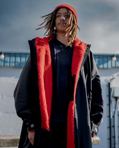 Image of Dryrobe Advance Long Sleeve Swim Parka Change Robe - Stay Warm and Dry - Waterproof Oversized - Swimming /Surfing /OCR Events