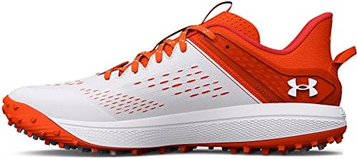Under Armour Men's Yard Low Turf Baseball Shoe, (800) Team Orange