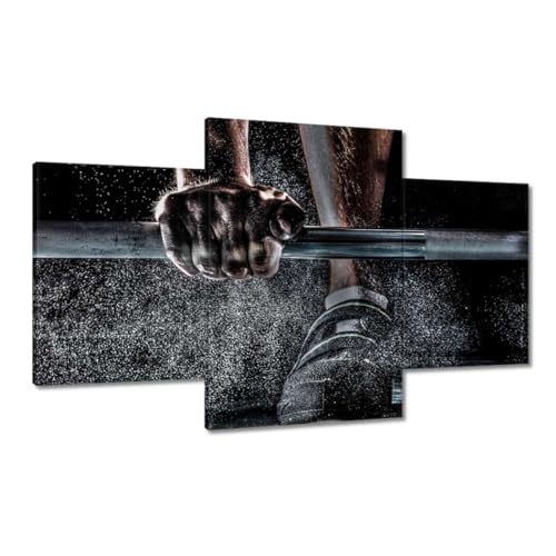Peinture imprimée sur toile Barbells 100 x 60 cm pour booster la déco d'un mur vide
