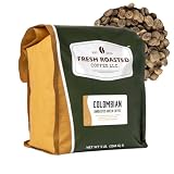 Fresh Roasted Coffee, 100% Colombian Unroasted Green Coffee Beans for Home Roasting, Kosher, 5 lb (80 oz)