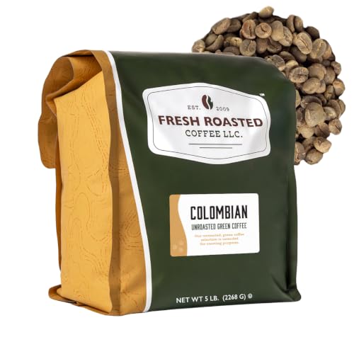 Fresh Roasted Coffee 100% Colombian Green Beans 5 lb