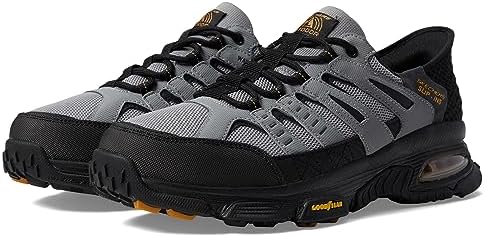 Skechers Men's Skech-Air Envoy Emissary Slip-in Sneaker, Gray/Black, 10 Wide | Image 3