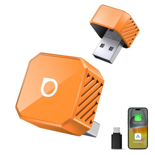Adaptateur Carplay sans fil 2 en 1 OTTOCAST Mini Pot USB-A Type-C pour voiture 2016+