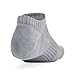 Under Armour Unisex-Adult Training Cotton No Show Socks 3 Pack, (035) Steel/White/Black, X-Large