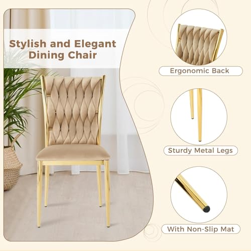 Luxury Accent Chair Velvet Upholstered