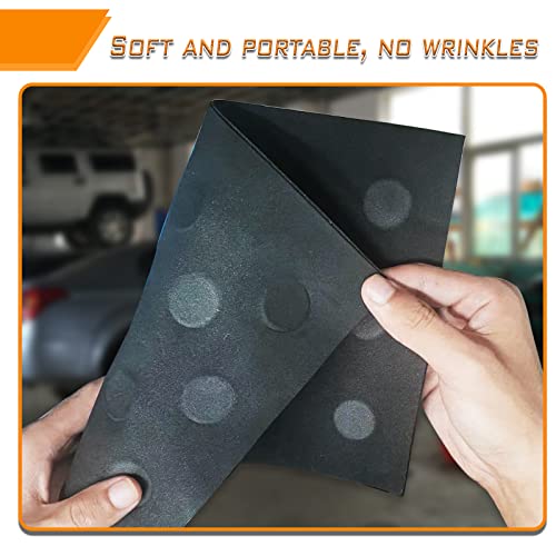 Lamjad Magnetic Tool Tray Flexible Mag Pad Parts Holder - Wrenches, Bolts, Nuts, Screw And Other Parts Tray For Car, Garage, Home, Construction- 11.8"X8" #TOP4