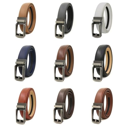Waistband Comfort PU Luxury 120cm Belts Casual Automatic Buckle Male Strap Man(black-120cm)4