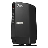BUFFALO Wi-Fi 7(11be)対応デュアルバンドWi-Fiルーター 5764+688Mbps AirStation WSR6500BE6P-BK [ブラック] image