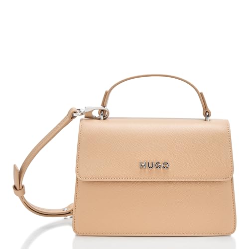 HUGO, Bolsa transversal Chris com alça superior, creme de manteiga, tamanho único, Creme de manteiga, Small