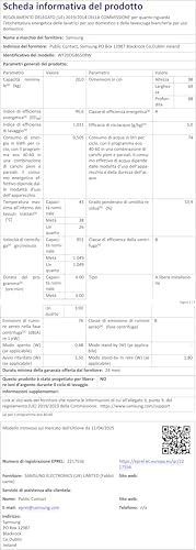 Mal Front - 20kg - B - Moteur Dit - Ecobubble™ - Programme Anti-allerg - WF20DG8650BW