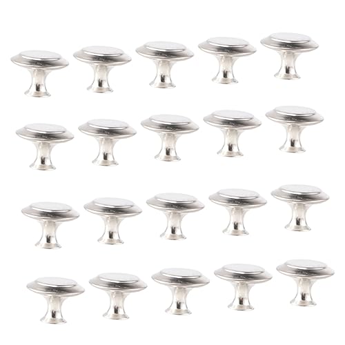 DOITOOL 304 Stainless Steel Drawer Knobs Brushed Nickel Cabinet Door Pulls Single Hole Kitchen Drawer Pulls Modern Cupboard Handles Easy Install