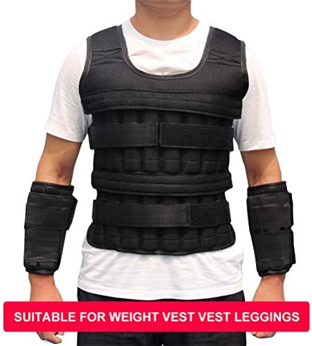 Weighted Vest Steel Plates, Adjustable Rustproof Strength Training Weight Long Steel Plate w/Round Head for Loading Leg Guards Weighted Vest