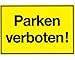 Produktbild Gebotsschild gelb 'Parken verboten' - 300x200mm