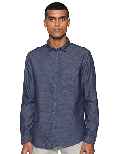 Image of John Miller Men's Solid Slim Fit Casual Shirt