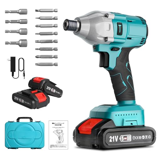 【Amazon 限定ブランド】Futtest 電動インパクト ドライバー 充電式...