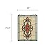 Chloe Lighting Avalon Tiffany Victorian 18x25 Stained Glass Window Panel, Multi-Color
