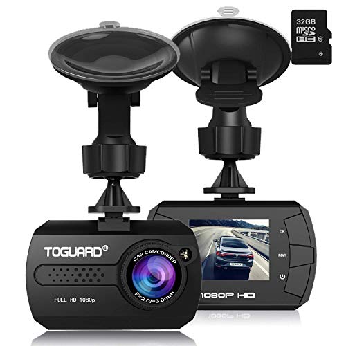 Dash Cam - TOGUARD Mini Dash Camera for Cars HD 1080P Wide Angle