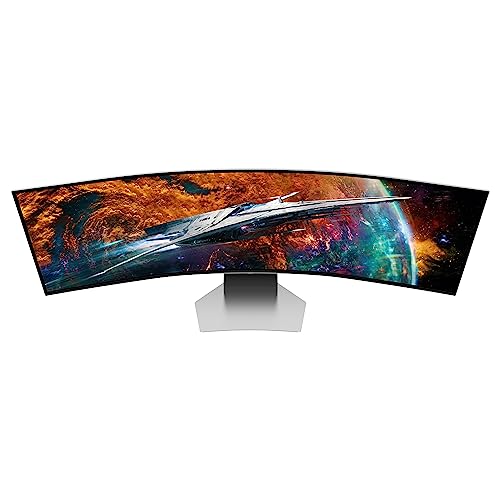 Samsung 49" Odyssey Oled G9 G95Sc Series Curved Smart Gaming Monitor, 240Hz, 0.03Ms, Dual Qhd, Neo Quantum Processor Pro, Displayhdr 400, Amd Freesync Premium Pro, Gaming Hub, Ls49Cg954Snxza, 2023 #TOP3