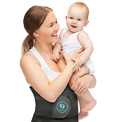 BABYGO Faja Reductora Postparto, Adelgazamiento Deportivo para Mujer, Quema de Grasa, Trabajo de moldeo, Diástasis, Abdominal, Lumbar, por Cesárea, Neopreno M