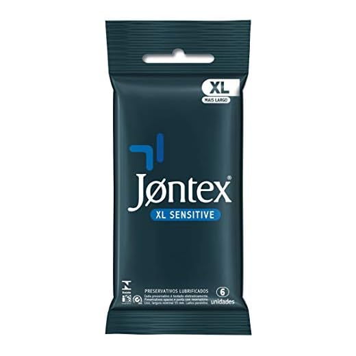 Preservativo Camisinha Jontex Sensitive XL - 6 Unidades