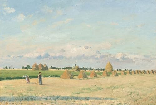 Impression peinture huile de Camille Pissarro sur toile haut de gamme de format 60x90cm