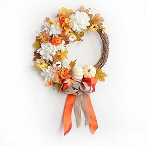 Plancholo Halles822 Herbstlicher Türkranz 35,6 x 61 cm