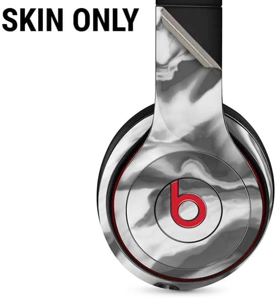Skinit Decal Audio Skin Compatible with Beats Solo 3 Wireless - Grey Marble Ink Design