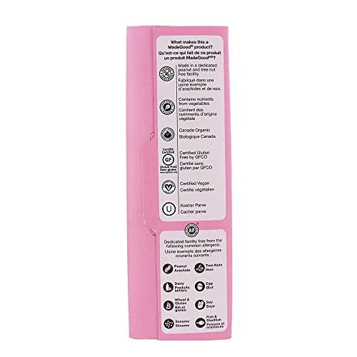 Madegood Organic Strawberry Crispy Squares, 4.68 Oz #TOP3