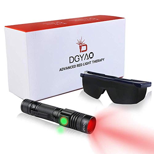 Red Light Therapy 660nm Handheld Device LED Light Therapy Natural Pain Relief for Joint and Muscle Improving Skin Texture Facilitating Healing and Treatment of Injuries