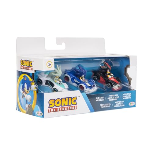 Vehículos Sonic The Hedgehog 3-Pack escala 1:64 miniatura 6