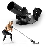 Rack, Wall or Floor Mount Heavy Duty Landmine Attachment for Barbell - Olympic Size T Bar Row Attachment, Landmine Base for Squat Rack and Viking Press - Gym Equipment Accessories by EVERSTRONG