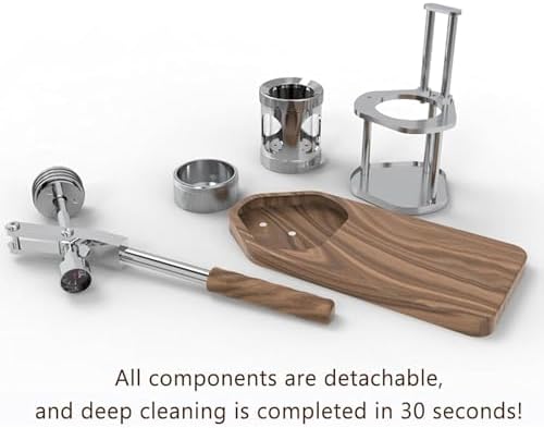 Portable Manual Espresso Machine, Lever Coffee Maker, 1-16 Bar Pressure, Compatible with 51mm/58mm Portafilter, Ideal for Home, Camping & Outdoor Use