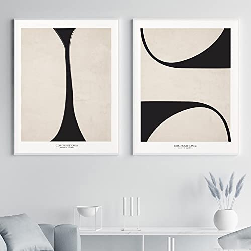 Peinture sur toile d'art géométrique et image nordique 60x90cm pour décoration maison