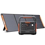 Jackery (ジャクリ) ポータブル電源 1500 New 200W ソーラーパネル 1枚 2点セット 1536Wh 大容量 90分でフル充電 リン酸鉄 長寿命 バッテリー 定格出力2000W 瞬間最大4000W 家庭用 アウトドア用 防災 UPS機能 アプリ遠隔操作 純正弦波 AC100V 50Hz/60Hz対応