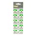 Produktbild 10 x T&E Knopfzellen Uhrenbatterien Uhren Batterie Alkaline AG0, 379, LR521, 1190SO, 379, SR521W, SR521