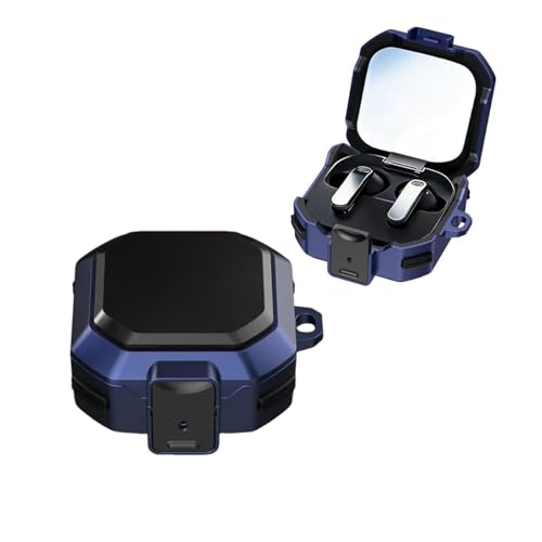 JLSDBMZ �C���z���P�[�X Samsung Galaxy Buds 4 (2026) / Buds 4 Pro(2026)�p�A�L���[�g�Ŗʔ����n�[�h�V�F���C���z�������h�~�ی�J�o�[�A�����A���̎q�A�j�̎q�p(�u���[)