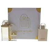 Chloe Love Story 2.5oz EDP Spray, 7.5ml EDP Spray, 3.4oz Perfumed Body Lotion Women 3 Pc Gift Set