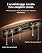 ULTIMEA 5.1ch Soundbar mit Dolby Atmos, VoiceMX, BassMX, APP, Heimkino 4D Surround Sound System, 340W Soundbar für TV Geräte mit Subwoofer, Bluetooth 5.4, Poseidon M60 Boom, Modell 2025