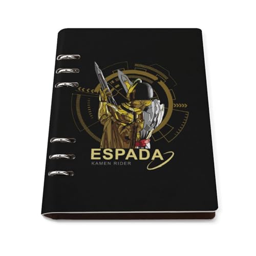 ノート 仮面ライダー エスパーダ メモ帳 バインダーノート A5 6穴 90枚 てちょう ハードカバー メモ ンダー A5サイズ 横罫線 ??本 文房具 オフィス用品 ルーズリーフ 学生 キャンパス おしゃれ プレゼント 贈り物