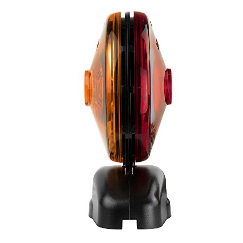 Blazer International Trailer & Towing Accessories C6300 2-Sided Magnetic Trailer Towing Light Kit, Red&Amber