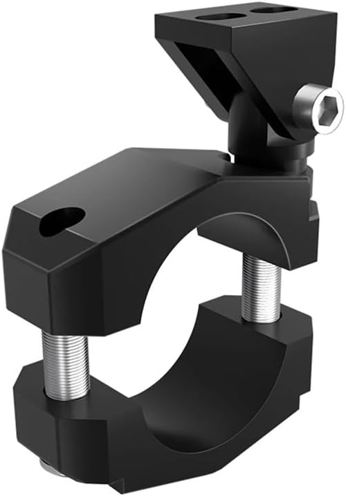 Motorcycle Headlight Bracket Clamp 360°Adjustable Motorcycle Stent Bracket Bumper Clamp Auxiliary Spotlight Headlight Mount Brackets Tube Clamp Mount Kit