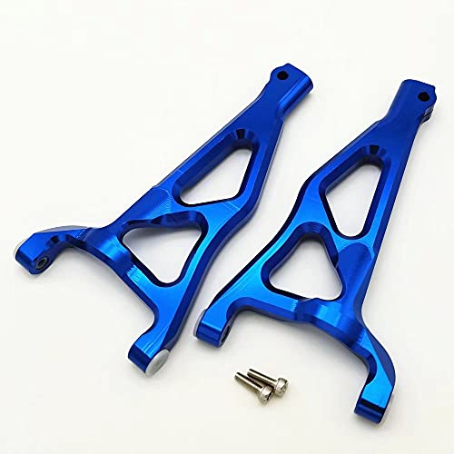 Aluminum Front Upper Suspension Arms L+R Blue for Traxxas 1/10 E-Revo 2.0 VXL 8631 8632
