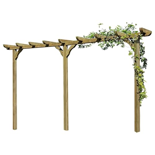Gartenpirat Pergola 450 cm aus Kiefer kesseldruckimprägniert