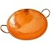 Wok de cobre, Wok de cobre hecho a mano, Wok espesado, cazuela de cobre de mango largo para el hogar (orejas dobles32 cm)