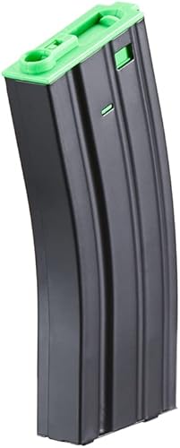 Vista 21 de Lancer Tactical Gen 2 High Cpacity 300 Round AEG Airsoft Training Steel Metal Magazine Negro