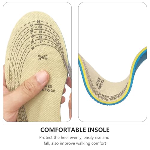 2 pares de plantillas dobles transpirables cortables 26-36 miniatura 3