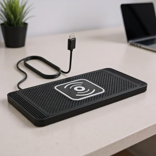 Cargador inalámbrico para teléfono de coche con cable de 99 cm y detección automática 7