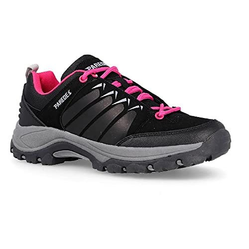 Paredes - Zapatilla Trekking Sallent Negro-Fucsia - 39