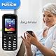 MP myPhone Fusion Tastentelefon, große beleuchtete Tasten, Farbdisplay 1,77, Akku 600 mAh, Fackel, Radio, Dual-Sim, bluetooth, Mobiltelefon für Senioren, Schwarz, tastenhandy, seniorentelefon