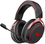 Monster Mission 350 Gaming Headset for PC, PS4, PS5, with Virtual 7.1 Surround Sound, RGB Lighting, Memory Foam, Over Ear Headphones for Switch, Xbox Series X/S, Laptop, Mobile